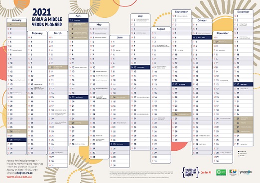 VIA Wall planner 2021