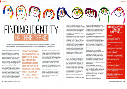 Finding identity on their terms - Article