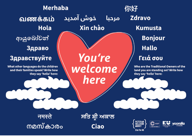 You're welcome here - Poster